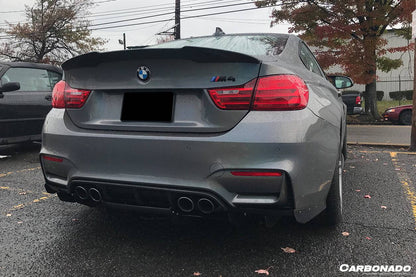 Carbonado 2014-2020 BMW M3 F80 M4 F82 VA Style Carbon Fiber Rear Diffuser and  Lip
