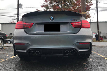 Carbonado 2014-2020 BMW M3 F80 M4 F82 VA Style Carbon Fiber Rear Diffuser and  Lip