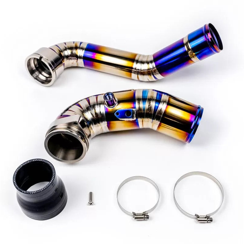 VR Performance Titanium Chargepipe and J-Pipe Kit (2015-2021 MK5 Toyota Supra)