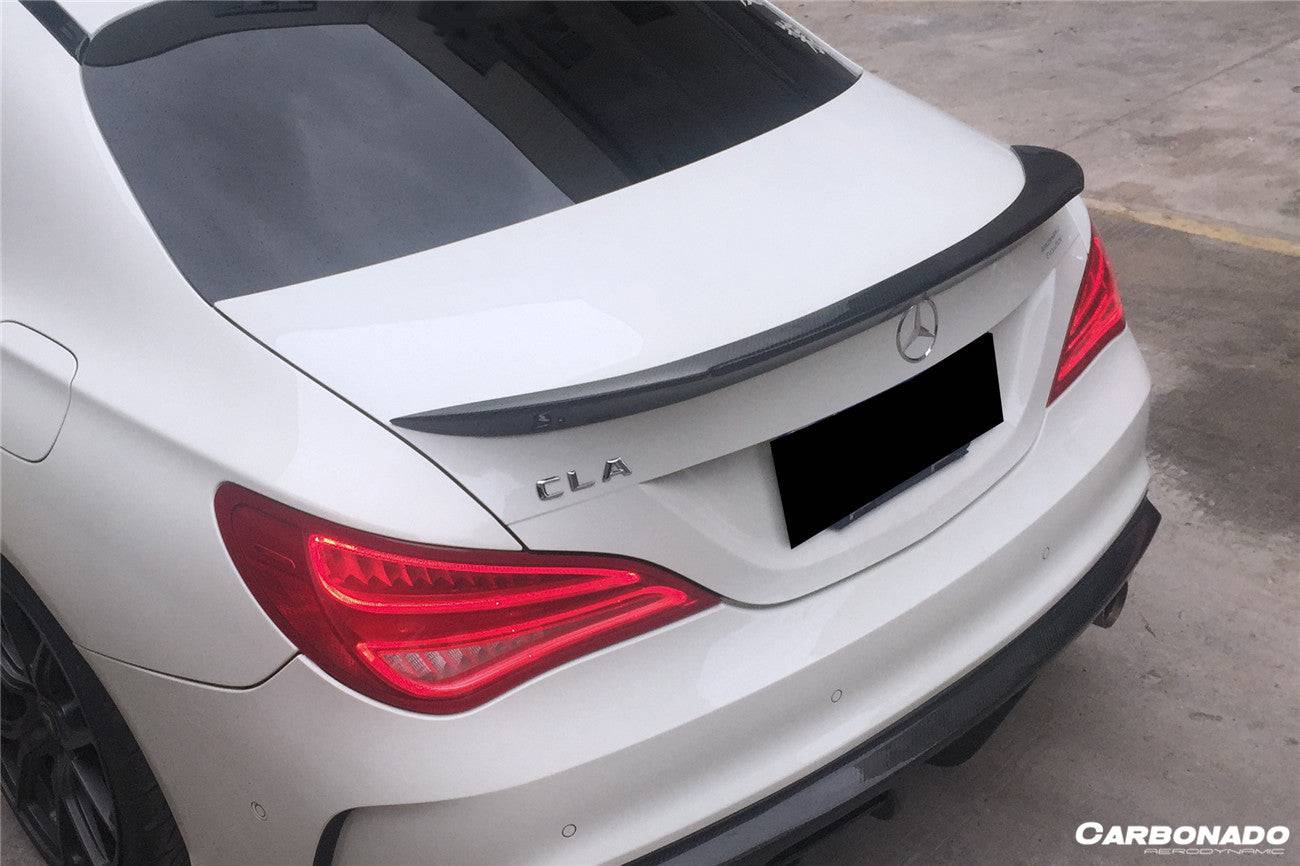 Carbonado 2014-2016 Mercedes Benz W117 CLA Sport CLA45 AMG BS Style Trunk Spoiler