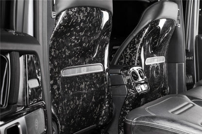 Carbonado 2019-2024 Mercedes Benz W464 G550 G63AMG G-Wagon Dry Carbon Fiber Seat-back Cover Replacement