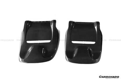 Carbonado 2019-2024 Mercedes Benz W464 G550 G63AMG G-Wagon Dry Carbon Fiber Seat-back Cover Replacement
