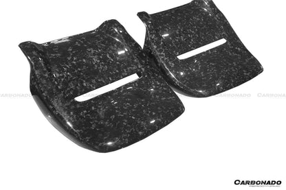 Carbonado 2019-2024 Mercedes Benz W464 G550 G63AMG G-Wagon Dry Carbon Fiber Seat-back Cover Replacement