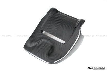 Carbonado 2019-2024 Mercedes Benz W464 G550 G63AMG G-Wagon Dry Carbon Fiber Seat-back Cover Replacement