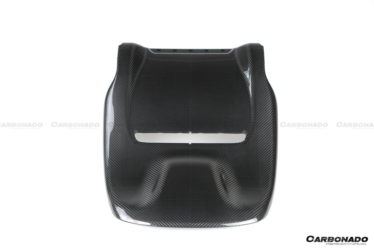 Carbonado 2019-2024 Mercedes Benz W464 G550 G63AMG G-Wagon Dry Carbon Fiber Seat-back Cover Replacement