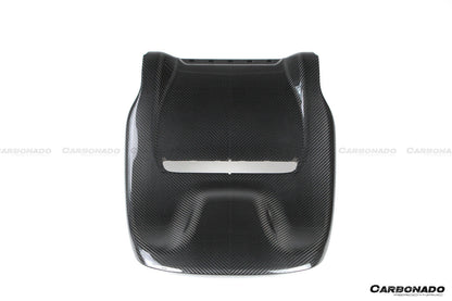 Carbonado 2019-2024 Mercedes Benz W464 G550 G63AMG G-Wagon Dry Carbon Fiber Seat-back Cover Replacement
