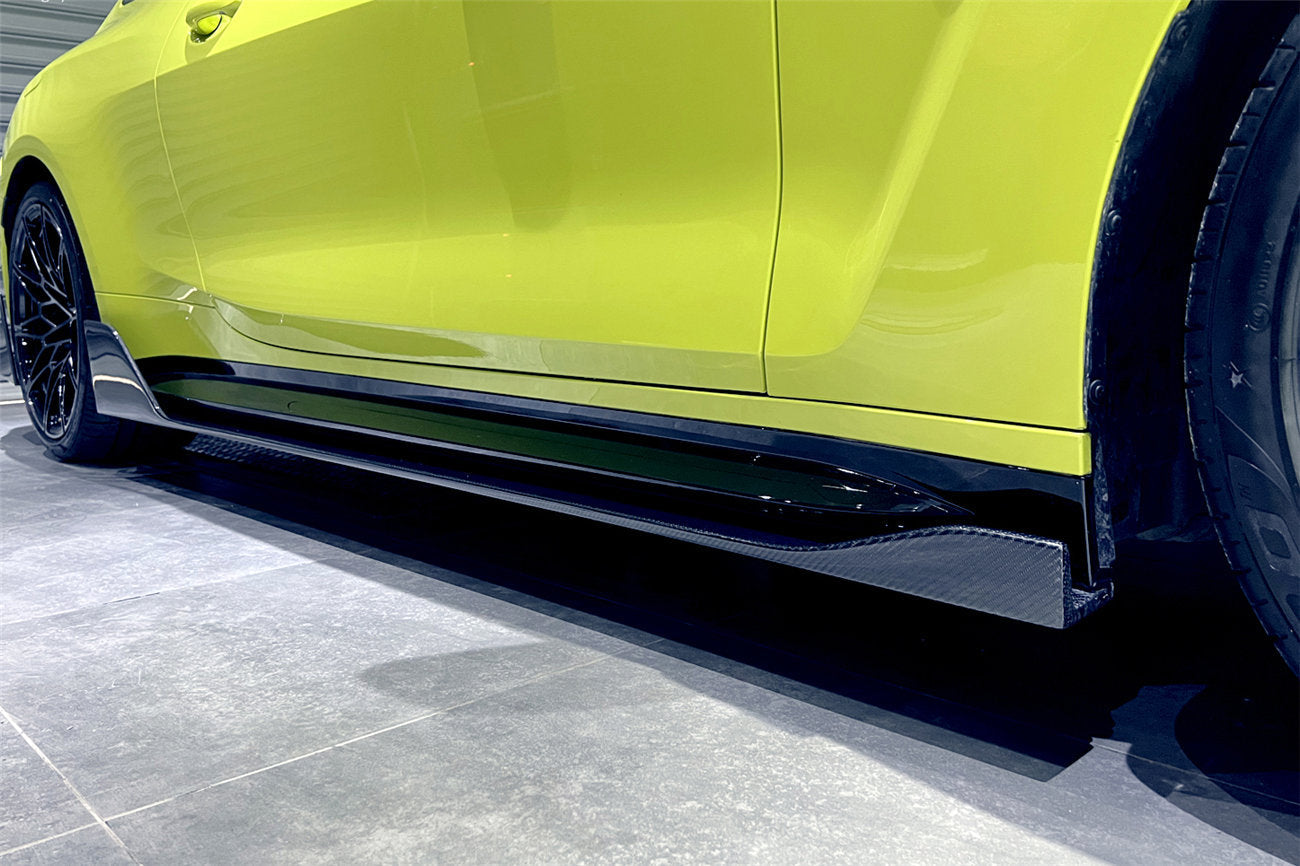 DarwinPRO BKSS Style Carbon Fiber Side Skirts | 2021-UP BMW M4 G82 G83
