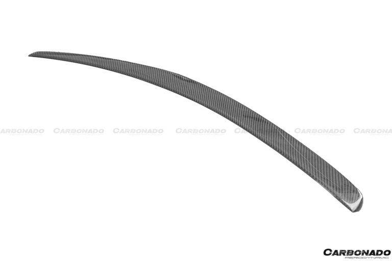 Alerón de maletero de fibra de carbono estilo L para Mercedes Benz Clase E W212 Carbonado 2010-2016