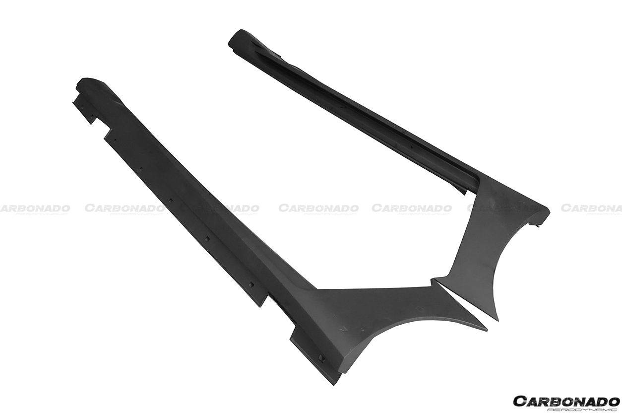 Carbonado 2014-2016 Mercedes Benz E Class W212 WD Style Side Skirts