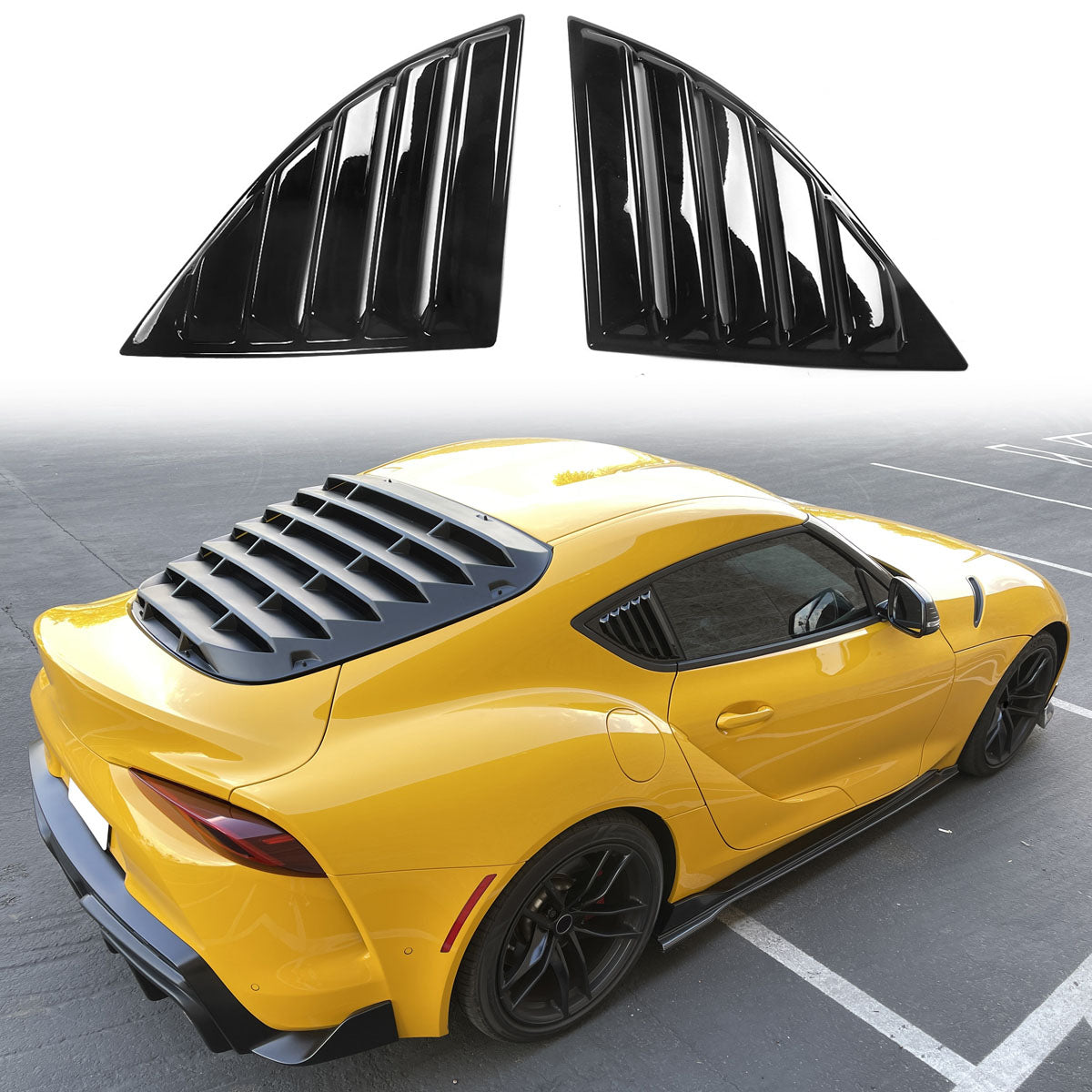 K2 Industries 2020-2025 Toyota GR Supra A90 IKON Side Window Louver PP