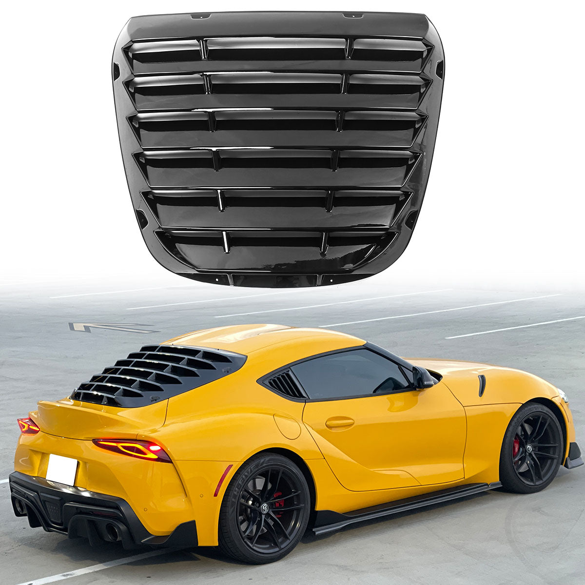 K2 Industries 2020-2025 Toyota GR Supra A90 Rear Window Louver PP