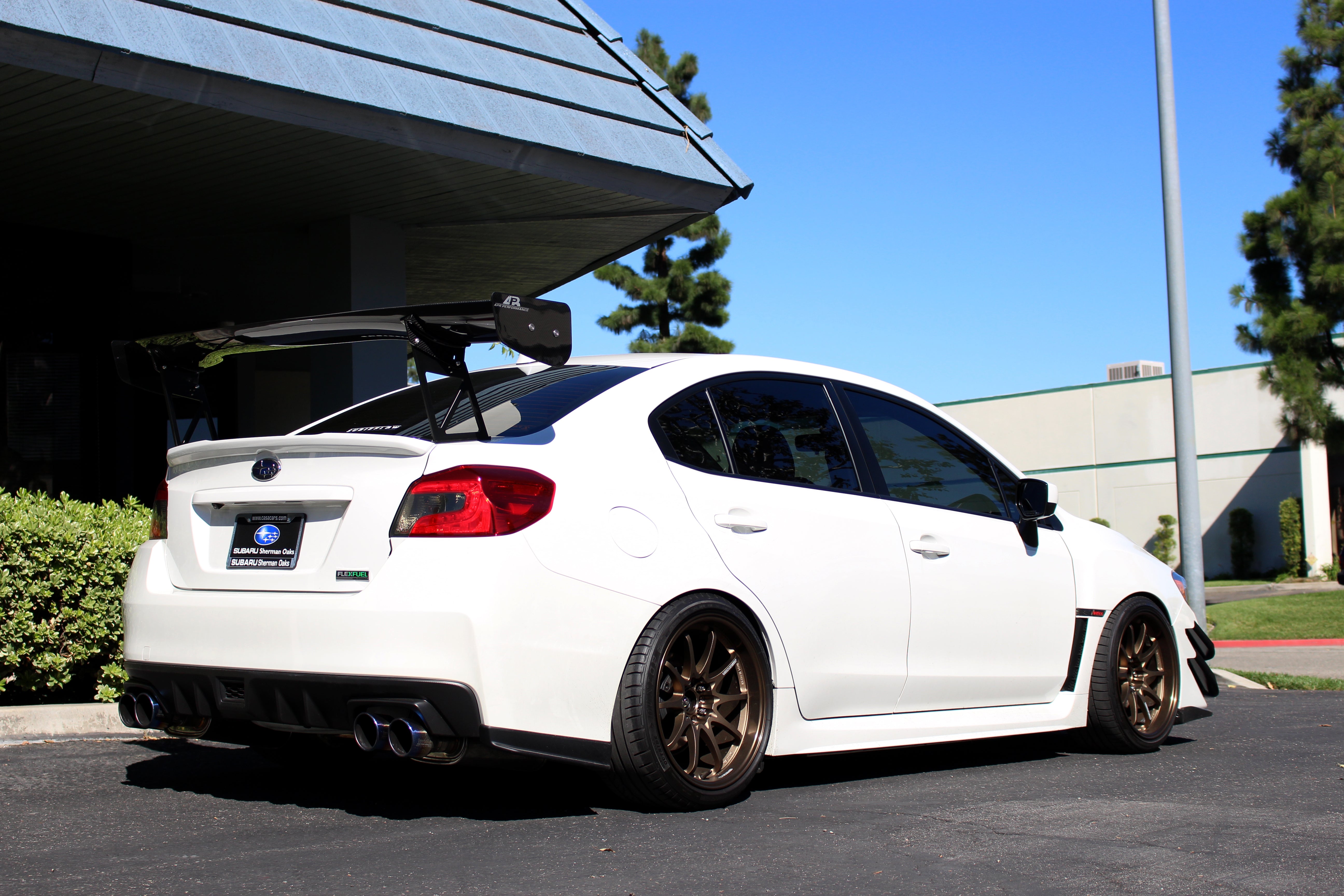 APR 61" GTC-300 Carbon Fiber Wing (2015-2021 Subaru WRX)
