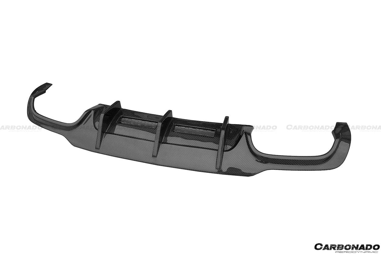 Faldón trasero de fibra de carbono estilo Mercedes Benz W204 C63 AMG RZ Carbonado 2012-2014