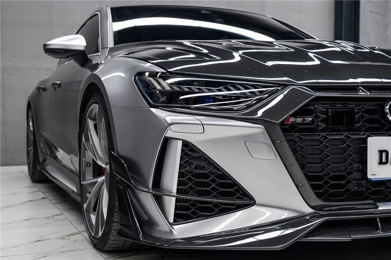 Parachoques delantero de alto rendimiento DarwinPRO 2019-2025 para Audi RS6 Avant C8 y RS7 C8 Quattro IMP