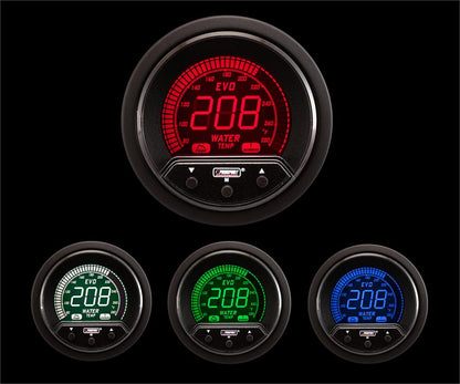 Medidor de temperatura de agua eléctrico Prosport Premium Evo de 2-1/16"