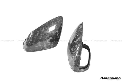 Carcasa de espejo de fibra de carbono autoclave estilo Porsche 911 992 Carrera Taycan Carbonado 2019-2024 | 4, S, 4S, GTS, Turbo, Turbo S, GT3, GT3 RS