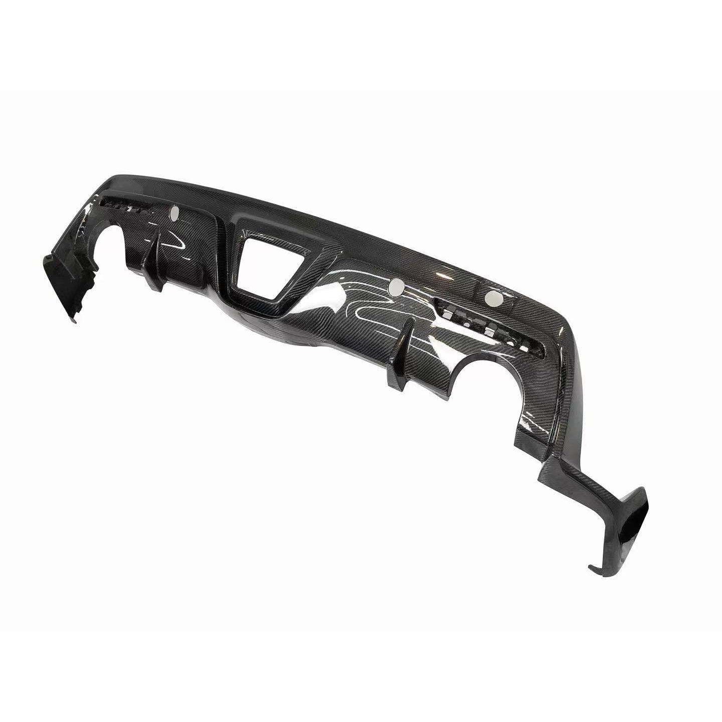 Difusor trasero estilo OEM de fibra de carbono JDMuscle Tanso para Toyota Supra 2020+