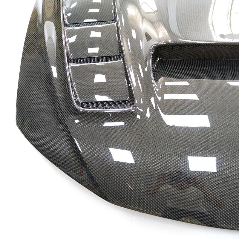 JDMuscle [08-14 WRX/STI] Carbon Fiber Hood V3 w/ Heat Extract
