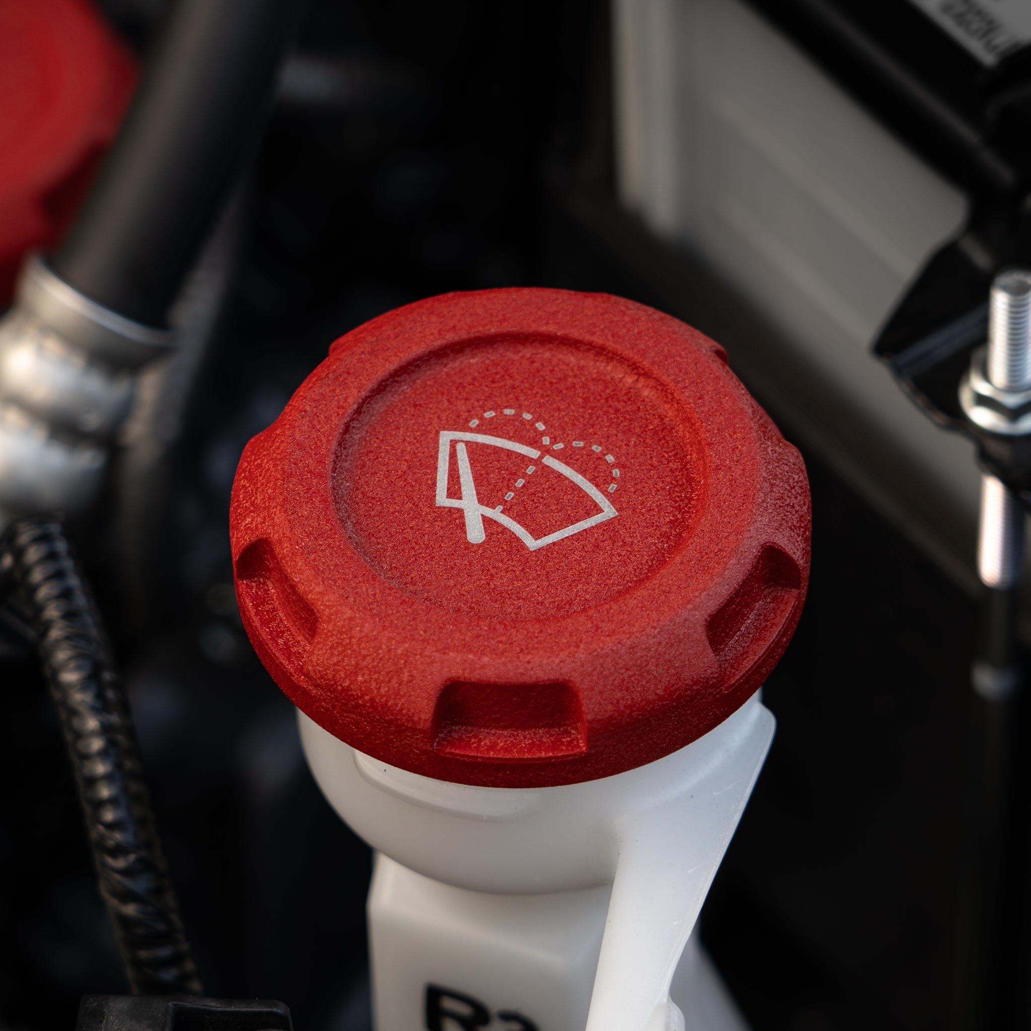 Tapa del depósito de líquido limpiaparabrisas Billetworkz - Compatible con varios modelos Subaru