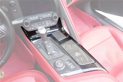Carbonado 2013-2019 Corvette C7 Z06 Grandsport Dry Carbon Fiber Outside Gears Panel Protective Cover Trim