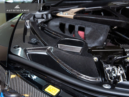 Juego de molduras para el compartimento del motor AutoTecknic Dry Carbon V2 - G80 M3 | G82/G83 M4