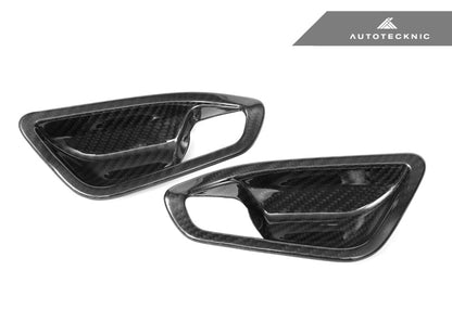 Juego de molduras interiores de carbono seco para manijas de puerta AutoTecknic - F87 M2 | F22 Serie 2 | F20 Serie 1
