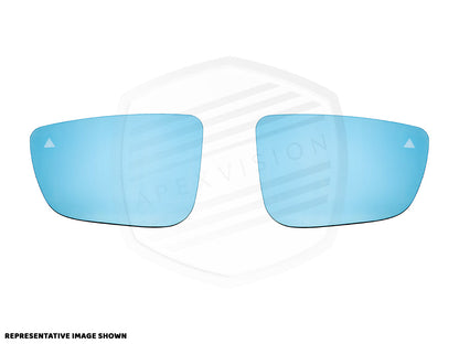 Juego de espejos laterales tintados en azul ApexVision - E9X M3