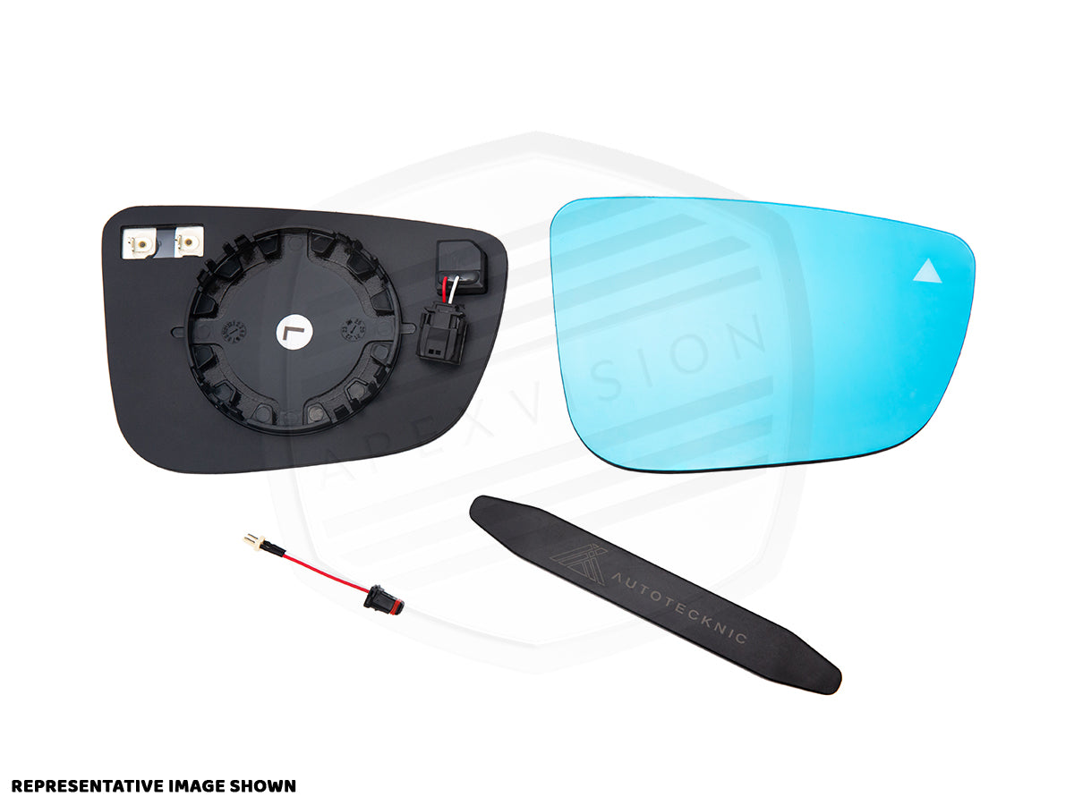 Juego de espejos laterales tintados en azul ApexVision - E9X M3