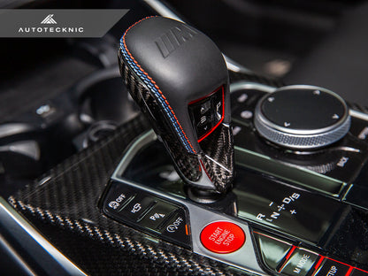 AutoTecknic Dry Carbon Gear Selector Cover - G8X M3/ M4 (ATK-BM-0323-G8X)
