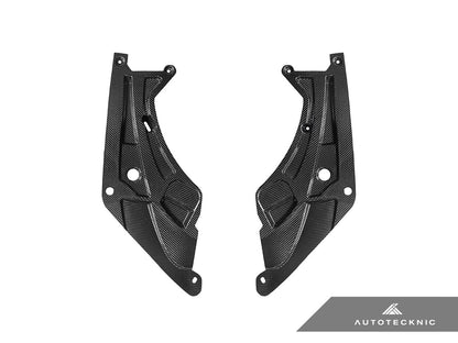 Juego de molduras para el compartimento del motor AutoTecknic Dry Carbon V2 - G80 M3 | G82/G83 M4