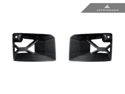 Juego de ventilación inferior para parachoques delantero AutoTecknic Dry Carbon Podium - G87 M2 