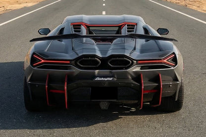 Carbonado Aero 2024 - UP Lamborghini Revuelto BK Style Autoclave Carbon Fiber Rear Diffuser Canards - 2