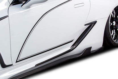 Carbonado Aero Carbon Fiber Side Skirts Canards Carbonado (RW) | 2018-2026 Lexus LC500, LC500H