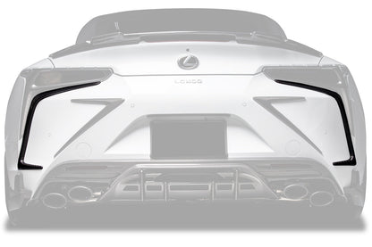 Carbonado Aero Carbon Fiber Rear Bumper Trims Carbonado (RW) | 2018-2026 Lexus LC500, LC500H