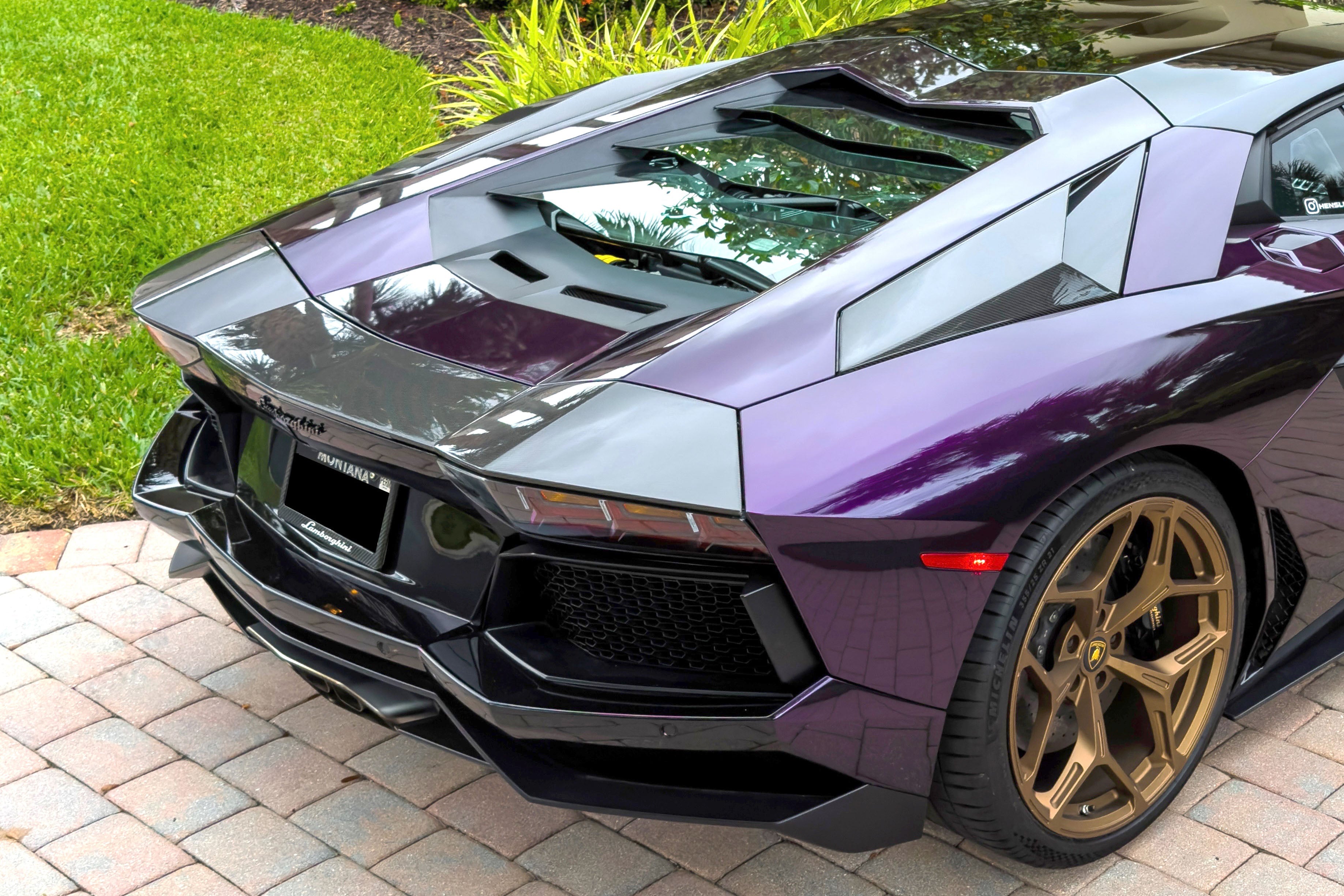 Carbonado 2011-2022 Lamborghini Aventador LP700 LP750 LP740 LP720 LP780 Coupe  Roadster Oem Style Carbon Fiber Trunk Spoiler