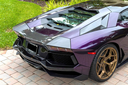 Carbonado 2011-2022 Lamborghini Aventador LP700 LP750 LP740 LP720 LP780 Coupe  Roadster Oem Style Carbon Fiber Trunk Spoiler