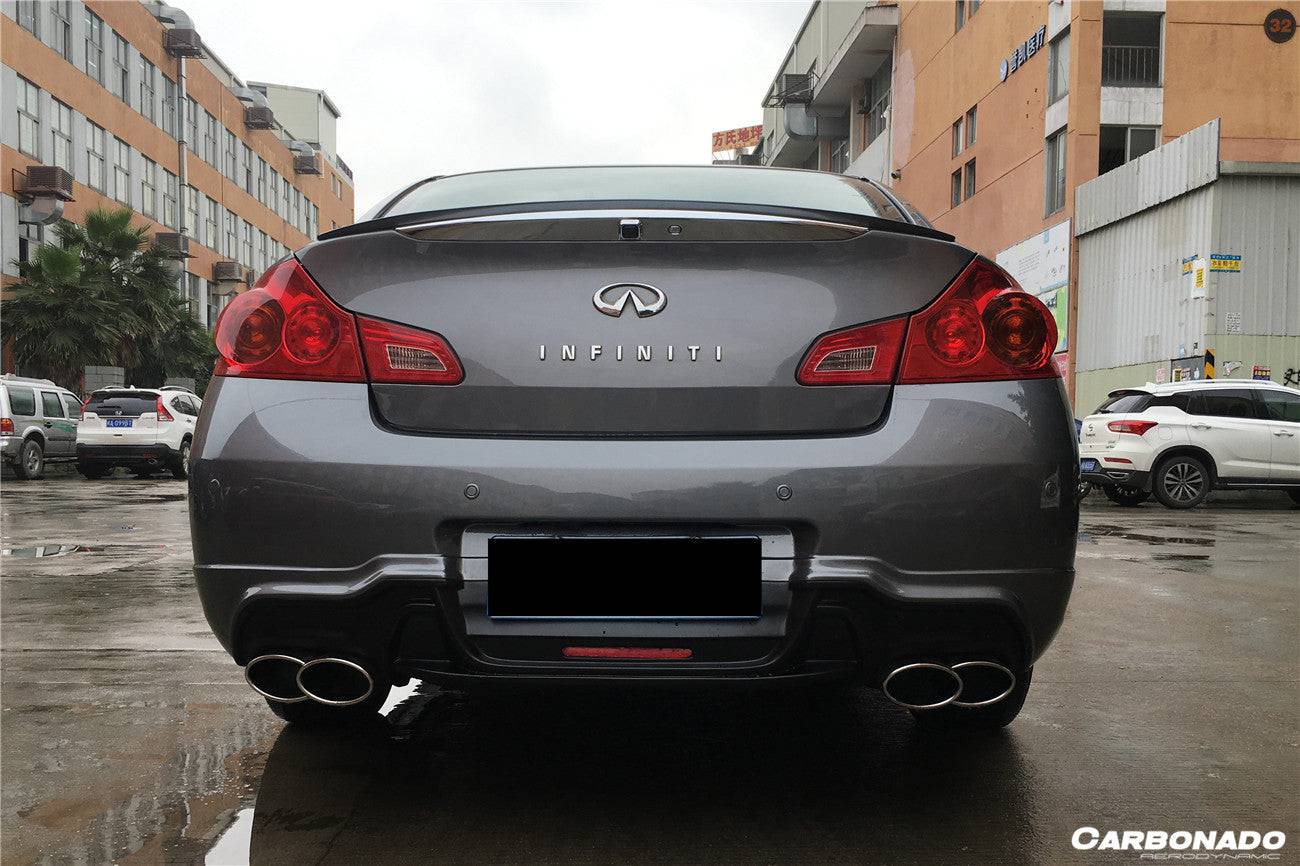 Carbonado 2010-2013 Infiniti G25 G37 Sedan WD Style Trunk Spoiler