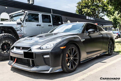 Capó de fibra de carbono estilo Nissan GTR R35 CBA DBA LII (2009-2016)