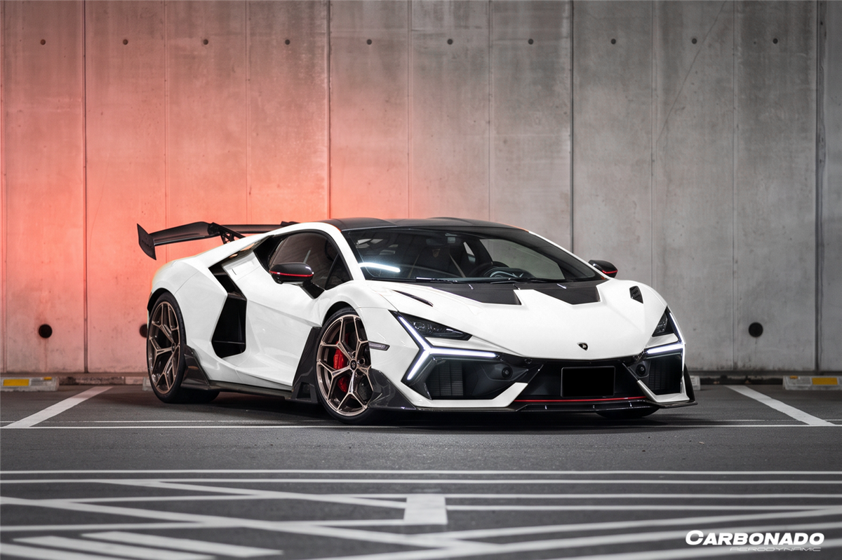 Carbonado Aero BK Style Autoclave Carbon Fiber Side Skirts | 2024-UP Lamborghini Revuelto