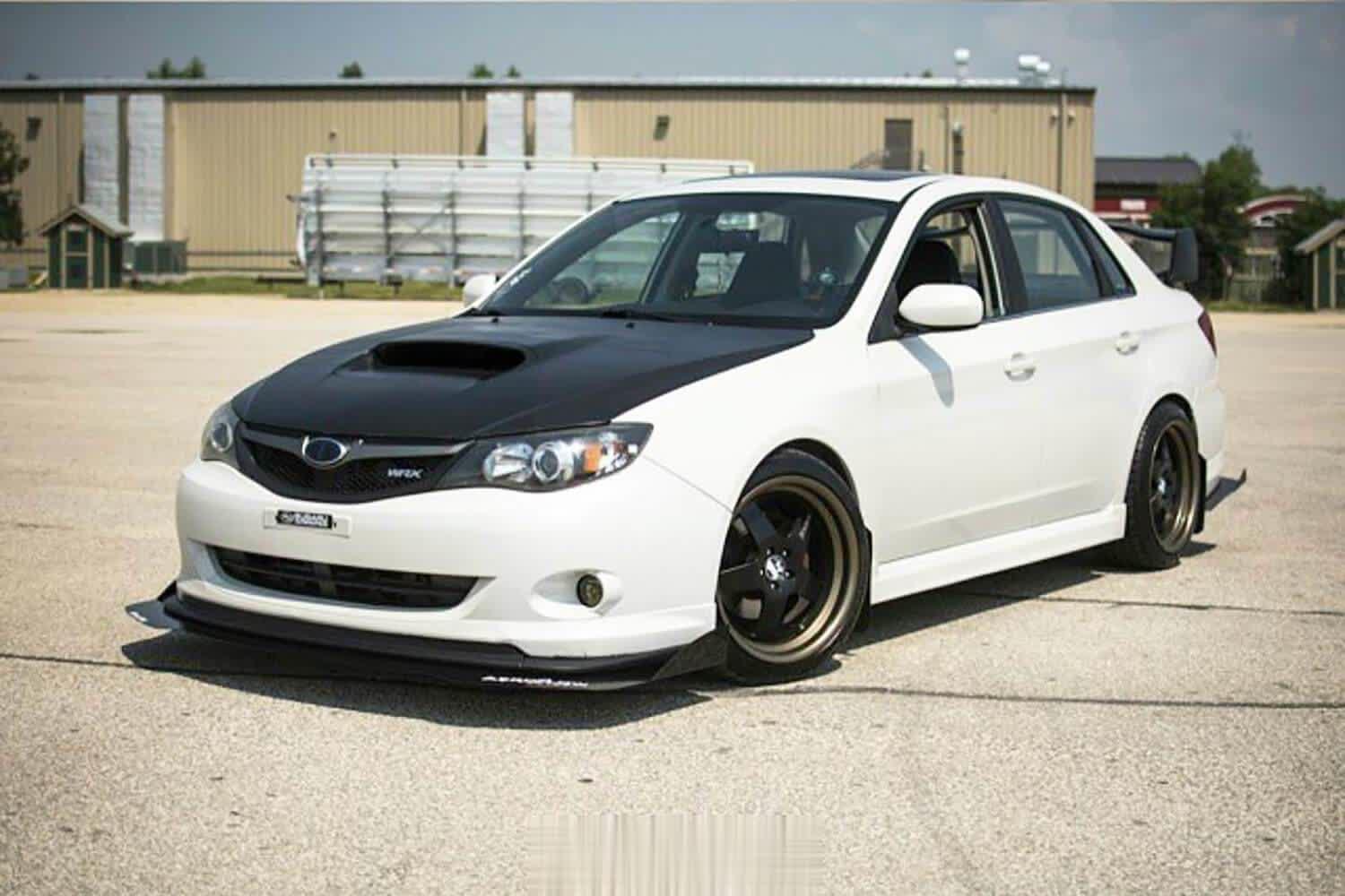 Aeroflow Dynamics 2008-2014 Subaru Wrx/Sti  Front Splitter V2