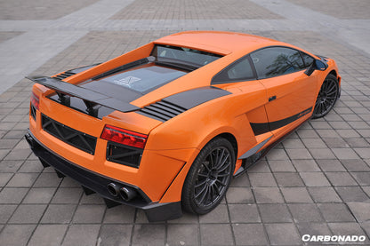 Carbonado OE Style Engine Hood Hatch USE ORIGINAL GLASS | 2004-2008 Lamborghini Gallardo Coupe, Gallardo SE, Superleggera