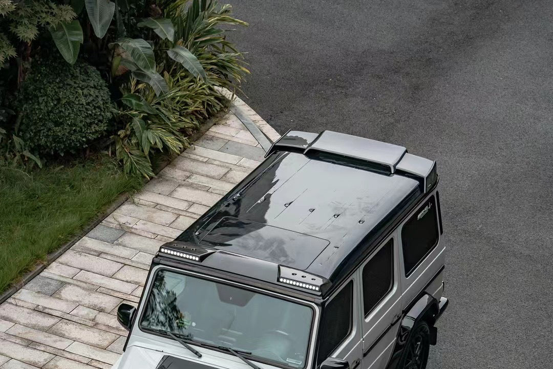 Mercedes Benz Clase G W464 Carbonado 2019-2025 | Alerón de techo trasero estilo BR para W465 G-Wagon | Compatible con G500, G550 y G63 AMG