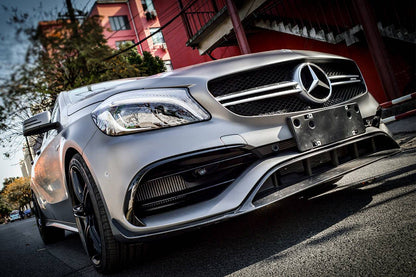Carbonado 2016-2018  Mercedes Benz W176 A45 AMG BKSS Style Carbon Fiber Front Lip