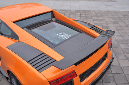 Carbonado OE Style Engine Hood Hatch USE ORIGINAL GLASS | 2004-2008 Lamborghini Gallardo Coupe, Gallardo SE, Superleggera