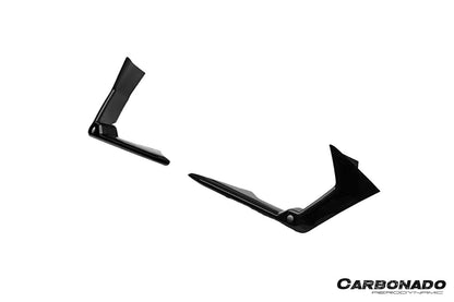 Molduras de ventilación del parachoques delantero de fibra de carbono estilo autoclave Lamborghini Revuelto Carbonado 2023-UP