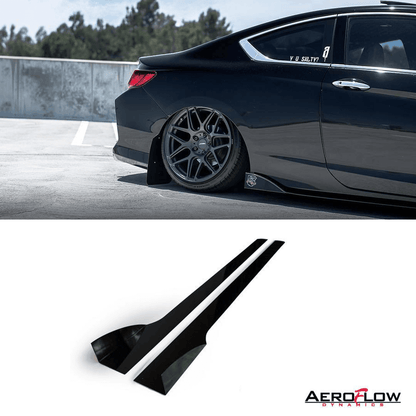 Aeroflow Dynamics 2013-2017 Honda Accord Side Skirt Extension V2 (Coupe)