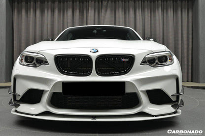 Borde delantero de fibra de carbono estilo AC para BMW M2 M2C F87 Carbonado 2016-2021