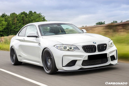 Borde delantero de fibra de carbono estilo AC para BMW M2 M2C F87 Carbonado 2016-2021