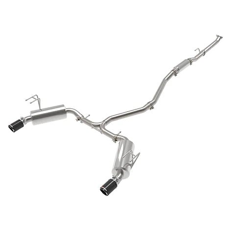 aFe Power Takeda Stainless Steel Cat - Back Exhaust System (22+ Honda Civic) - aFe