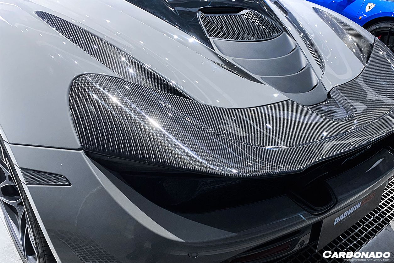 Carbonado 2017-2022 McLaren 720S OEM Style Carbon Fiber Rear Trunk Air Intake Vents Replacement